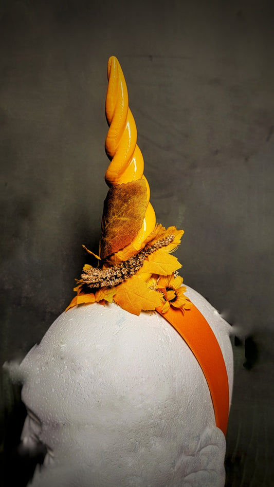 Autumn's Embrace - Unicorn Horn of Harvest