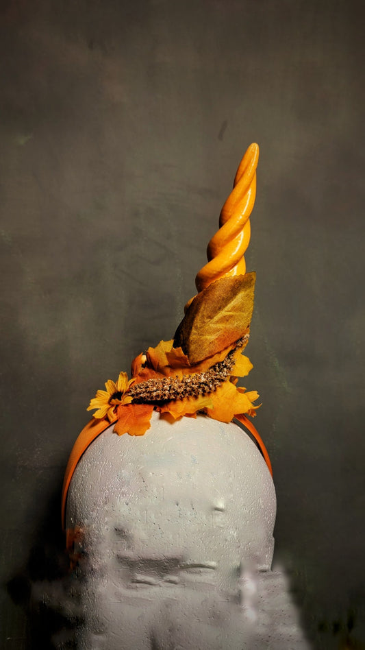 Autumn's Embrace - Unicorn Horn of Harvest
